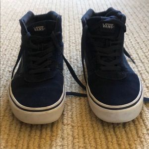 Vans x Madewell, blue speckled, high tops